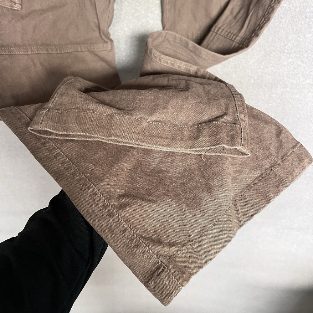 Brooklyn Cloth Pants men's large Pull brown cargo pockets flex stretch 29 inseam - Picture 6 of 15